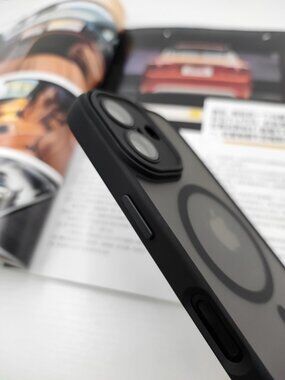 Matte Black Magnetic Frosted iPhone Case